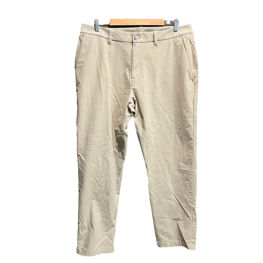Lululemon Beige ABC‎ Commission Men's Pants Size 36